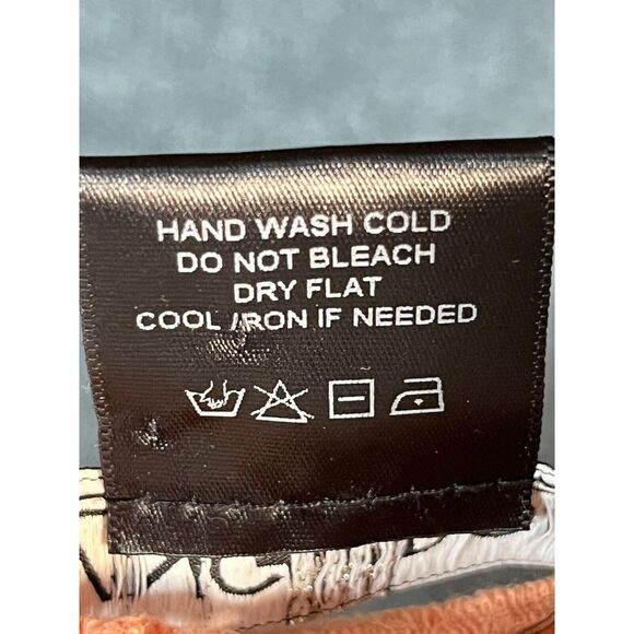 Living Doll LA Crochet Beach Cover Up Fringe Hem Oversized Pink Women Size XS/S - Picture 13 of 13